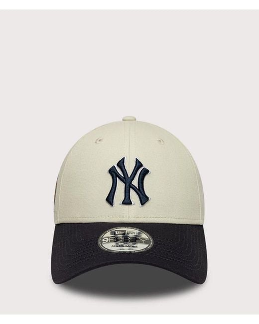 KTZ Black New York Yankees Mlb World Series Patch 9Forty Adjustable Cap for men