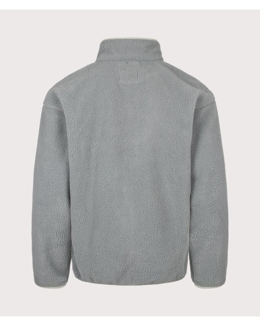 Columbia Gray Regular Fit Helvetia Ii Half Snap Fleece for men