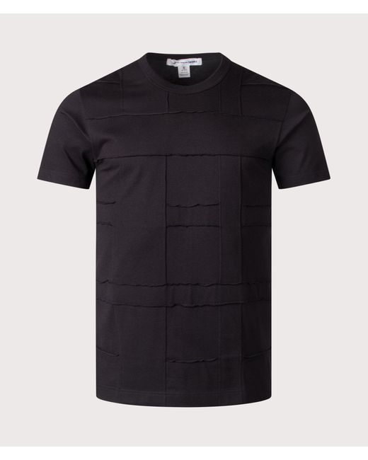 Comme des Garçons Black Large Grid T-Shirt for men