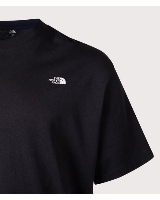 The North Face Black Oversized Fit Essential Simple Dome T-Shirt for men