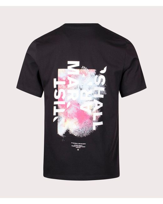 Marshall Artist Black Fragment T-shirt for men