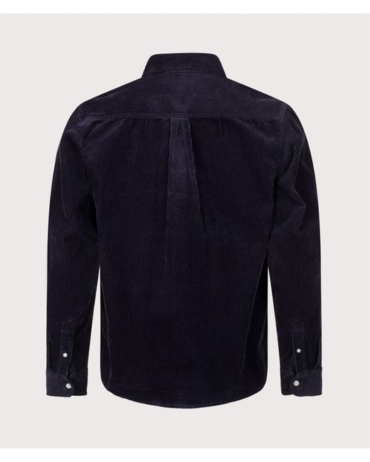 Carhartt Blue Madison Cord Shirt for men