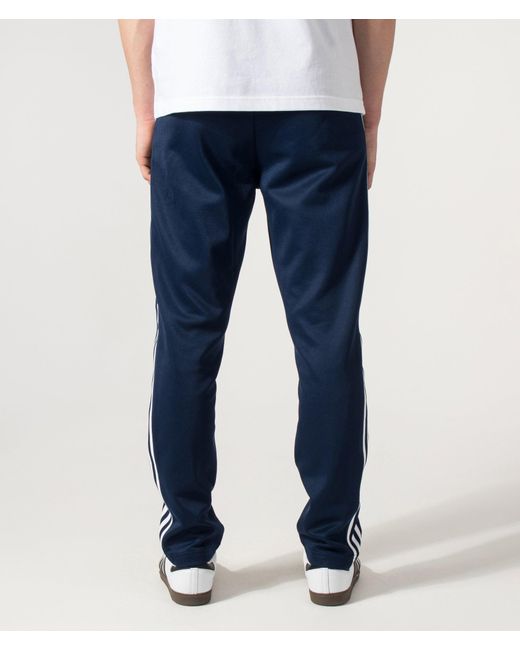 Adidas Originals Blue Slim Fit Beckenbauer Track Pants for men