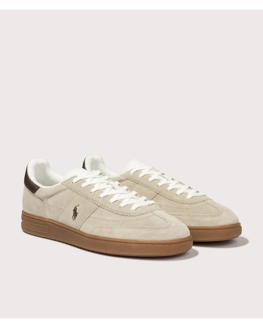 Polo Ralph Lauren Natural Bedford Suede Sneakers for men