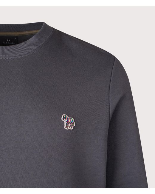 Paul Smith Blue Regular Fit Zebra Logo Sweatshirt for men