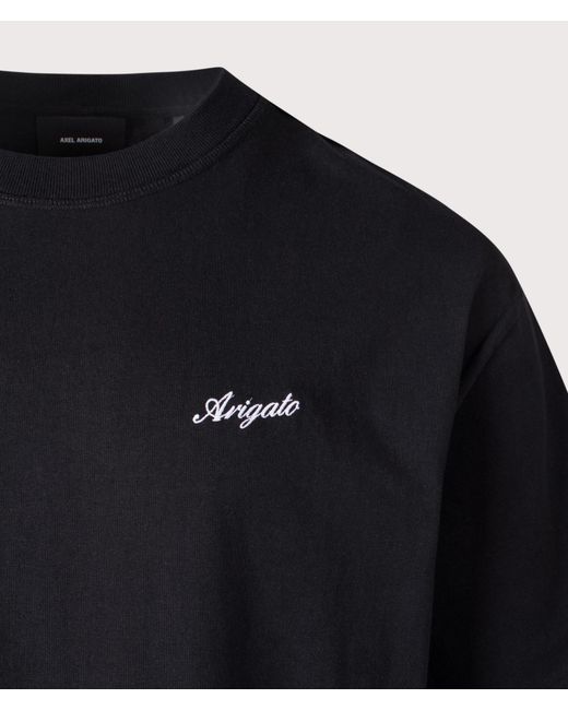 Axel Arigato Black Oversized Fit Honor T-Shirt for men