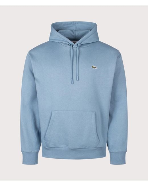Lacoste Blue Classic Fit Hoodie for men