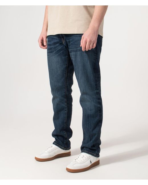 Polo Ralph Lauren Blue Relaxed Fit Straight Leg Hampton Jeans for men