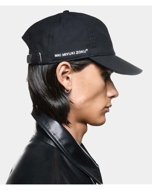 MKI Miyuki-Zoku Black 6 Panel Cap for men