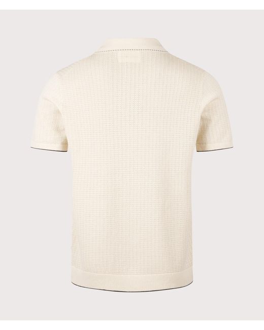 NN07 Natural Nalo Knit Textured Stitch Shirt for men