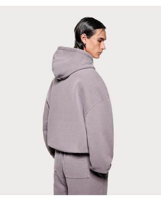 MKI Miyuki-Zoku Gray Oversized Uniform Hoodie for men