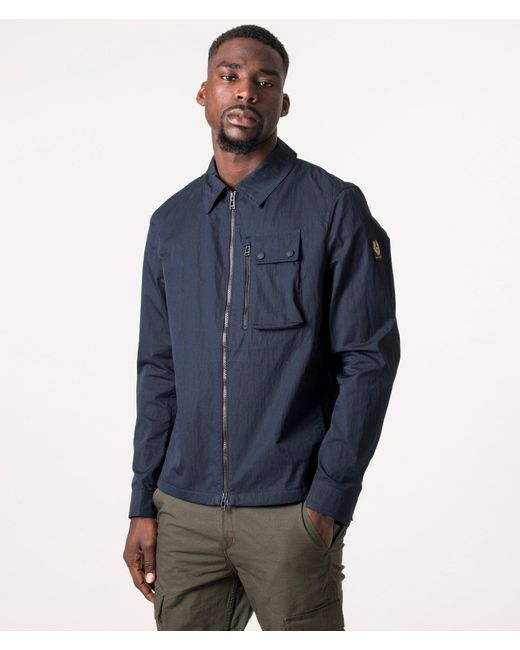 Belstaff Blue Rail Overshirt for men