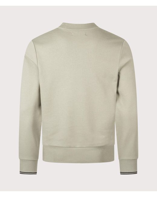 Fred Perry Gray Crew Neck Sweatshirt for men