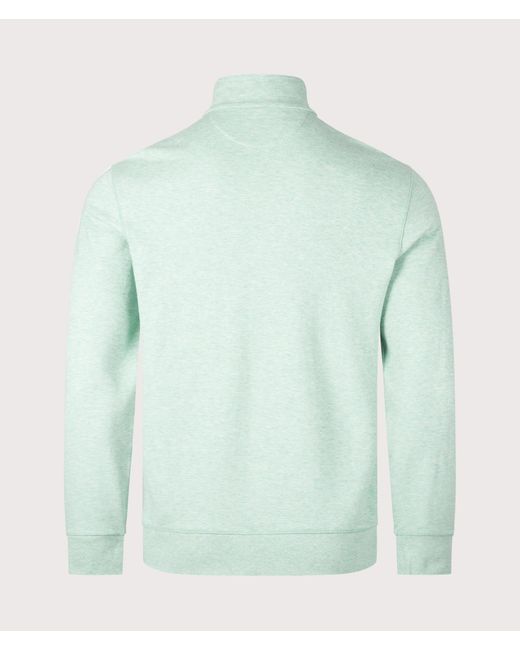 Polo Ralph Lauren Green Quarter Zip Sweatshirt for men
