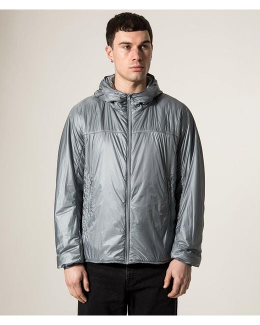 C P Company Blue Piece Dyed Ripstop Primaloft Mid Layer Jacket for men