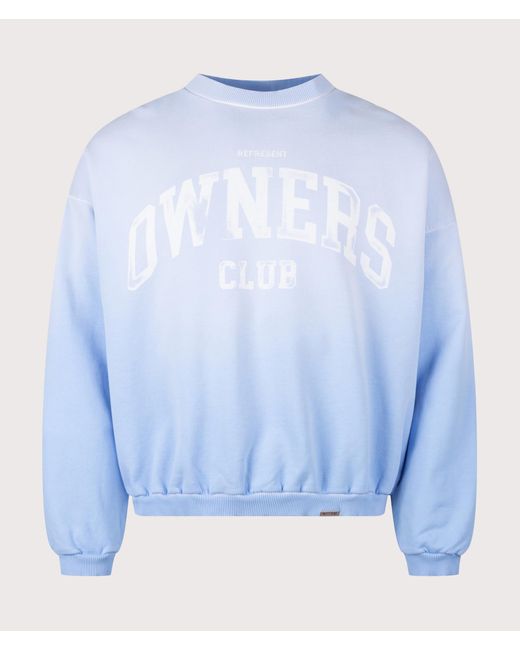 Represent Blue Oversized 2.0 Owners Sweatshirt for men