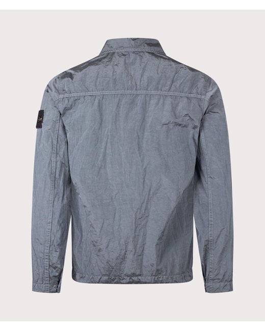 Stone Island Blue Nylon Metal for men