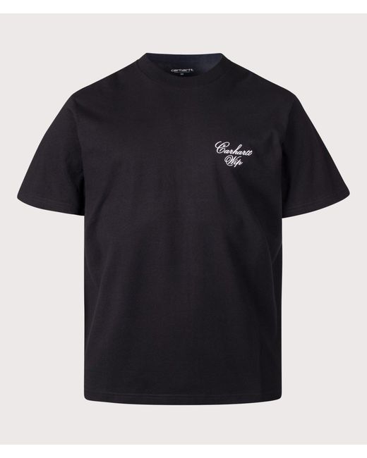 Carhartt Black Loose Fit Gracious T-Shirt for men