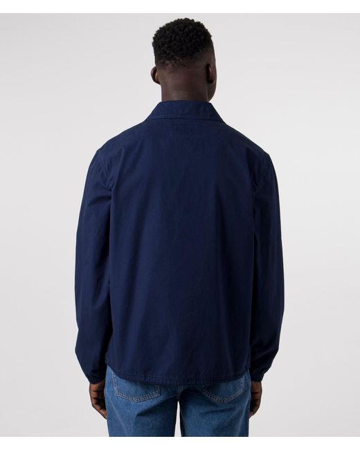 Polo Ralph Lauren Blue Coach Windbreaker Jacket for men