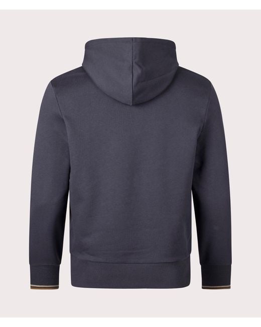 Fred Perry Blue Tipped Hooded Sweatshirt for men