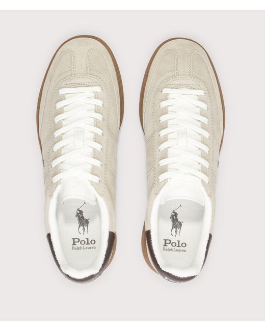 Polo Ralph Lauren Natural Bedford Suede Sneakers for men
