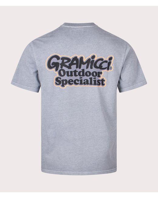 Gramicci Gray Outdoor Specialist T-shirt for men