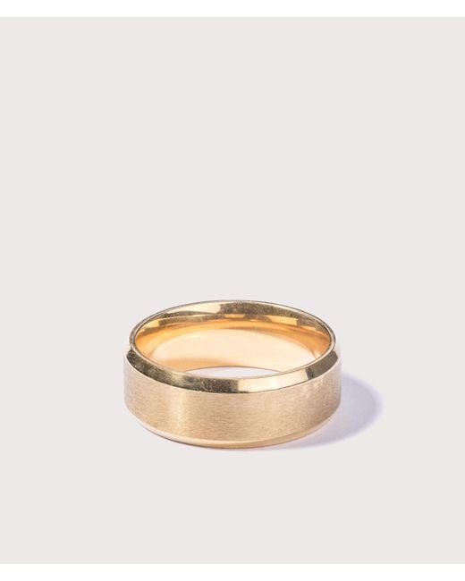 Mysterious Jeweller Natural Stainless Steel Band Ring for men
