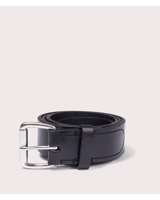 Polo Ralph Lauren Blue Tumbled Leather Belt for men