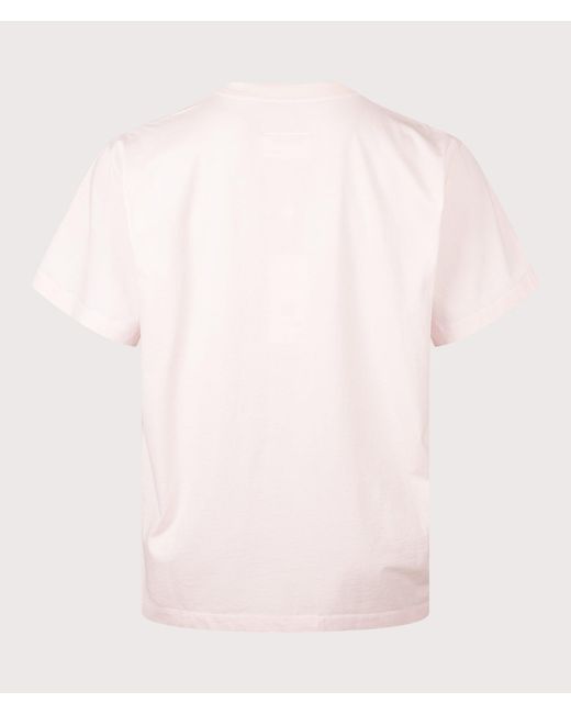 MM6 by Maison Margiela Pink Numeric Cotton T-Shirt for men