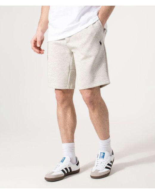 Polo Ralph Lauren Natural Regular Fit Double Knit Athletic Sweat Shorts for men