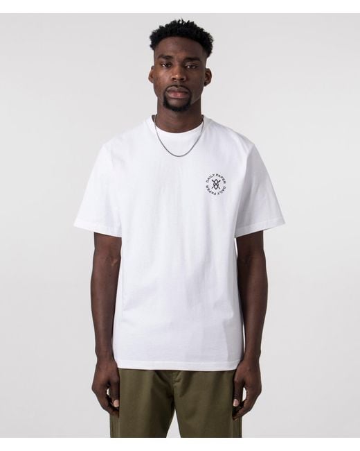 Daily Paper White Circle T-shirt for men