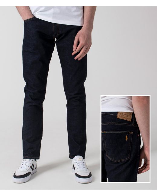 Polo Ralph Lauren Black Slim Fit Sullivan Jeans for men
