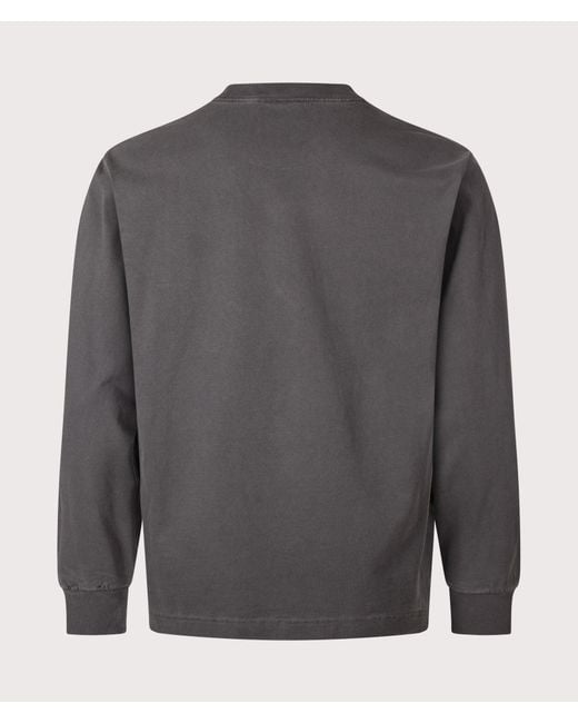 Carhartt Gray Loose Fit Vista Long Sleeve T-Shirt for men