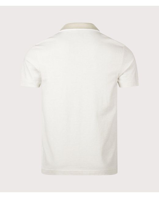 Boss White Regular Fit Passerford Polo Shirt for men
