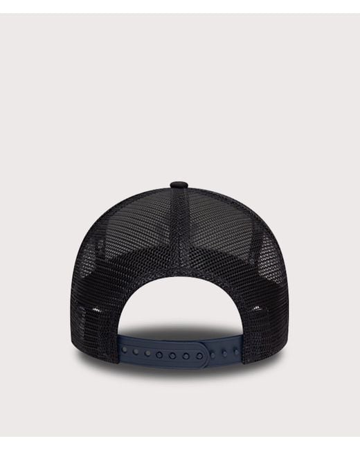 KTZ Black New York Yankees Team Colour Block Trucker Cap for men