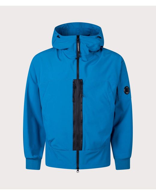 C P Company Blue Shell-r Hooded Jacket for men