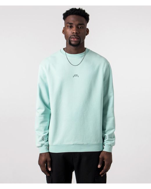A_COLD_WALL* Blue * Relaxed Fit Essential Sweatshirt for men