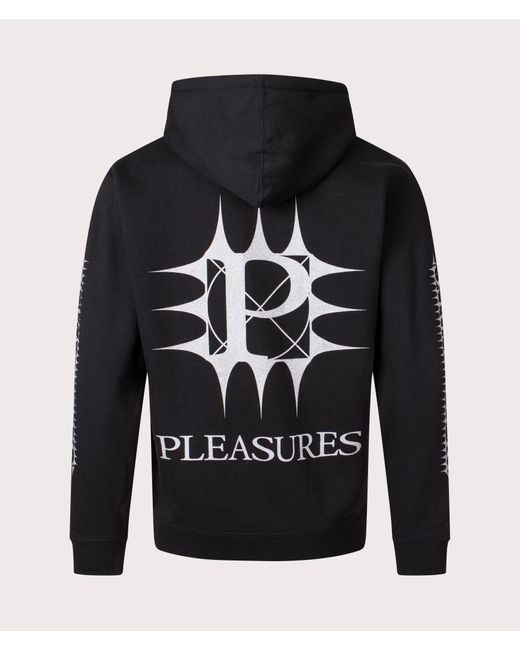 Pleasures Blue Spike Zip Through Hoodie for men