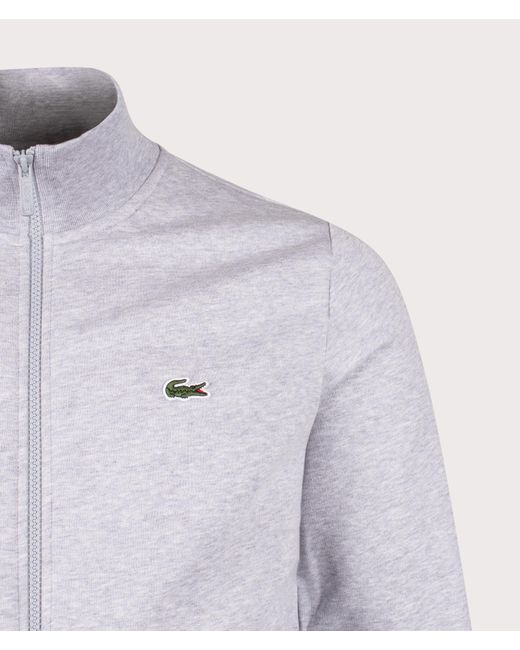 Lacoste Blue Brushed Fleece Track Top for men