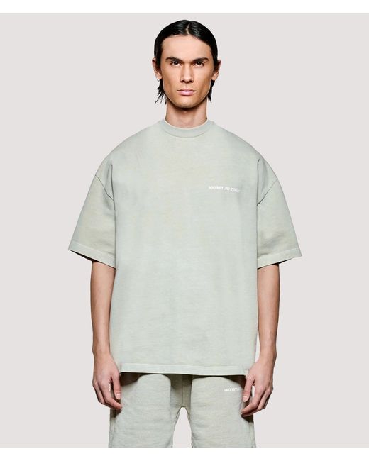 MKI Miyuki-Zoku Gray Box Fit Uniform T-Shirt for men