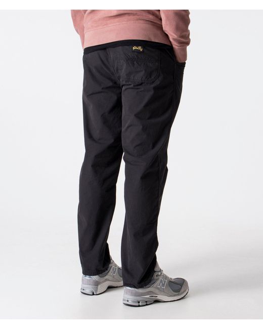 Stan Ray Black Relaxed Fit Rec Pants for men