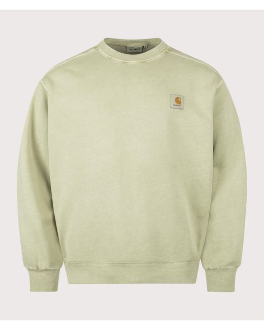 Carhartt Green Balloon Fit Nelson Sweatshirt (Fits Big To Size) for men