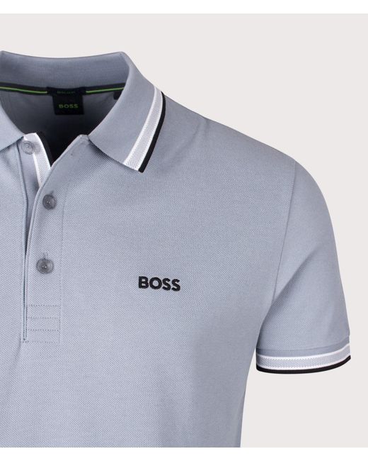 Boss Blue Regular Fit Paddy Polo Shirt for men