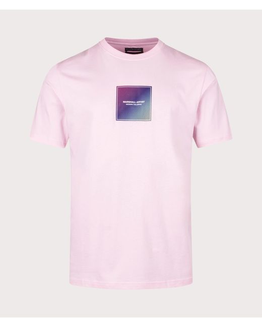 Marshall Artist Pink Linear Box T-shirt for men