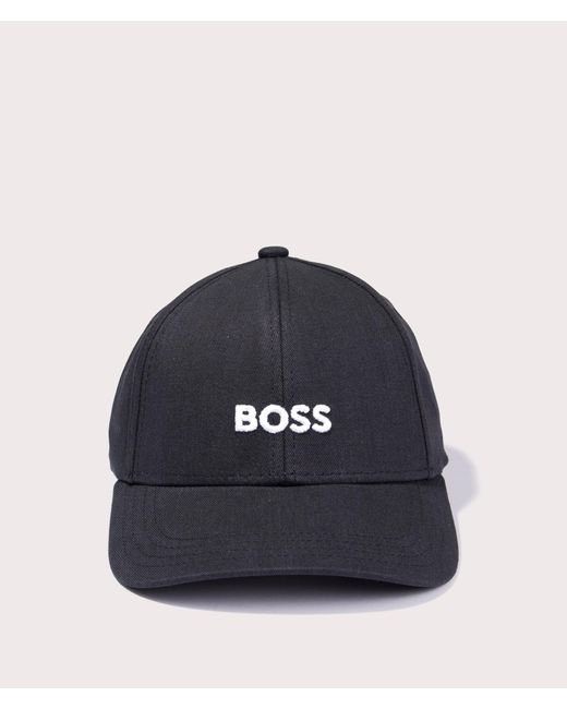 Boss Blue Cotton Twill Zed Cap for men