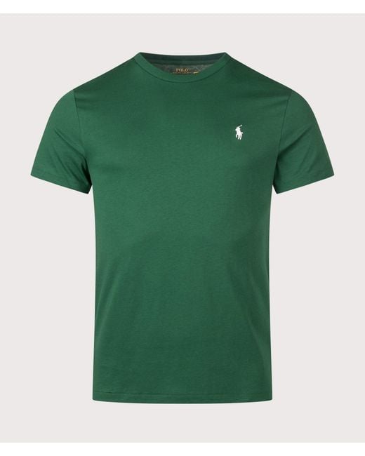 Polo Ralph Lauren Green Custom Slim Fit Jersey T-Shirt for men