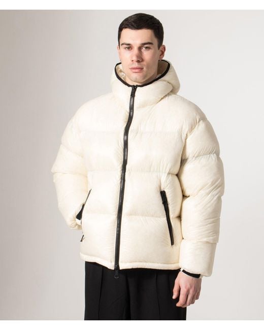 MKI Miyuki-Zoku Natural Translucent Hooded Bubble Jacket for men
