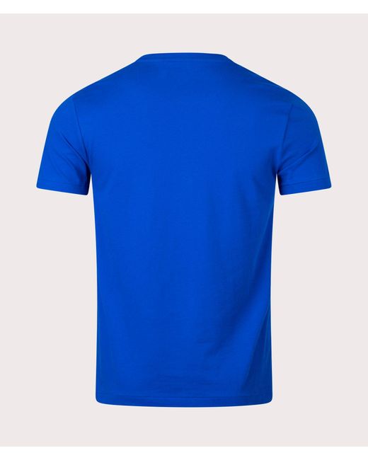 Polo Ralph Lauren Blue Custom Slim Fit T-shirt for men