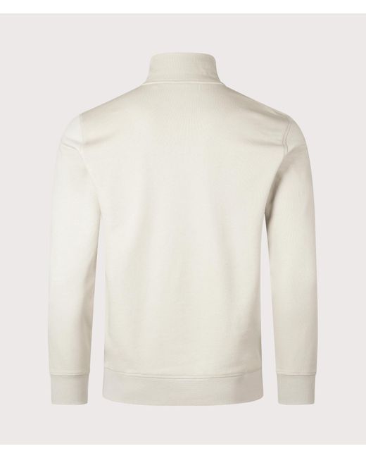Boss Natural Regular Fit Zetrust Quarter Zip Sweatshirt for men