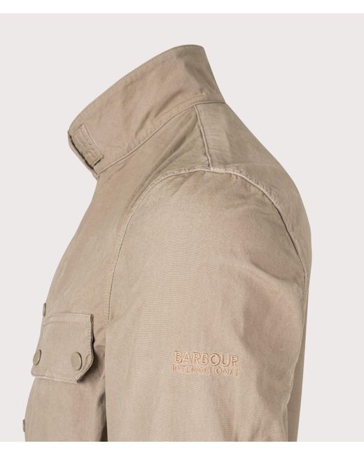 Barbour Natural B.Intl Garment Dyed Duke Casual Jacket for men